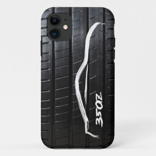 Capa Para iPhone 11 Batida 350Z com Piso de Pneus