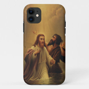 Capa Para iPhone 11 Batismo de Jesus Cristo