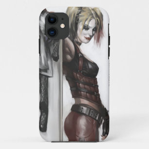 Capa Para iPhone 11 Batman Arkham   Ilustração de Harley Quinn