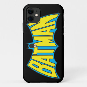 Capa Para iPhone 11 Batman   Logotipo Amarelo Vintage
