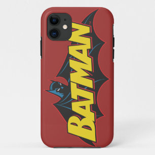 Capa Para iPhone 11 Batman   Logotipo antigo da escola