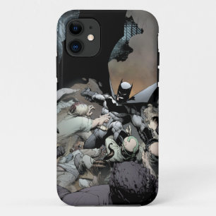 Capa Para iPhone 11 Batman Lutando Contra Inimigos de Arch
