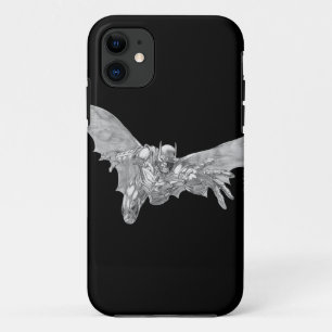 Capa Para iPhone 11 Batman Pulando para a Frente Desenho 2