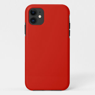 Capa Para iPhone 11 Batom sólido vermelho forte