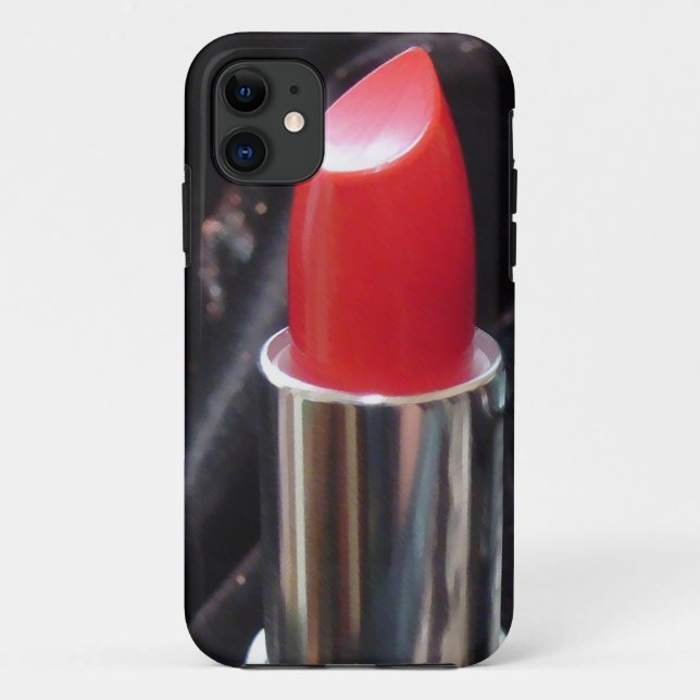 Capa Para iPhone 11 Batom Vermelho (Verso)