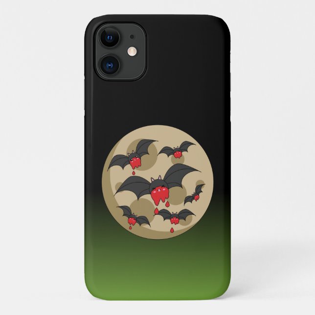 Capa Para iPhone 11 Bats De Vampiro De Comida Ketchup (Verso)
