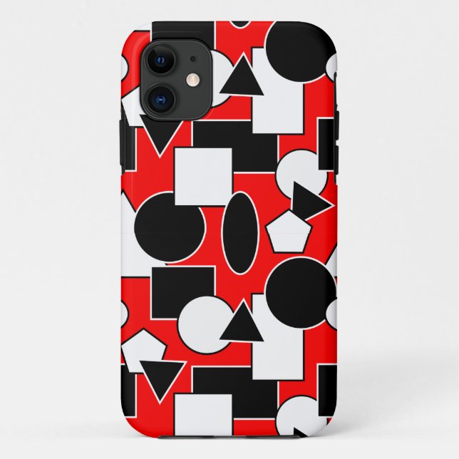 Capa Para iPhone 11 Bauhaus Collage (Verso)