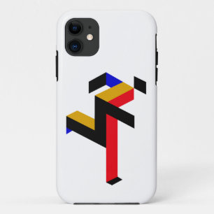 Capa Para iPhone 11 Bauhaus Running Man Poster