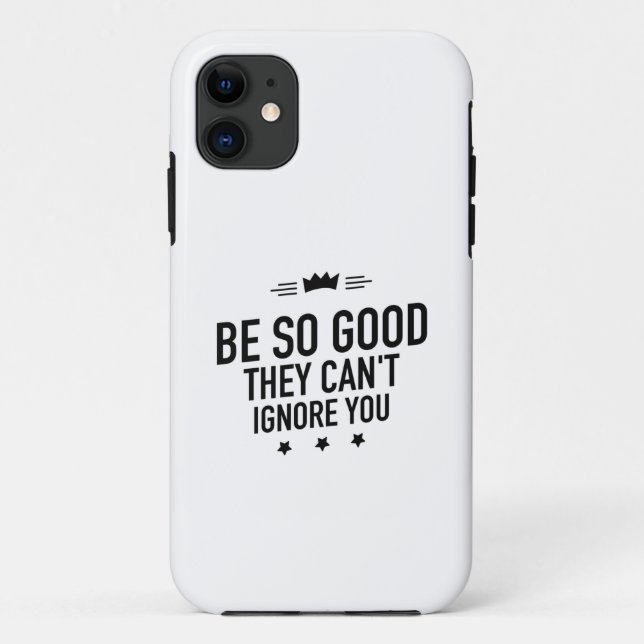 Capa Para iPhone 11 Be so good black (Verso)