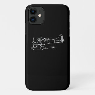 Capa Para iPhone 11 Beaver No Avião Do Mar Flutuante Piot Engraçado Pr