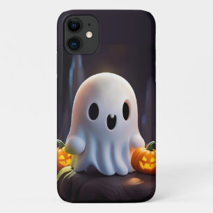 Capa Para iPhone 11 Bebê Fantasma Caráter de Dia das Bruxas