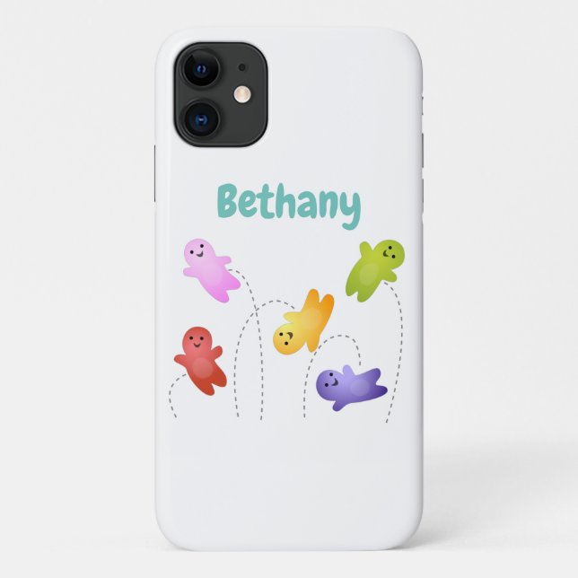 Capa Para iPhone 11 Bebês bonitos de geleia doce desenho animado (Verso)