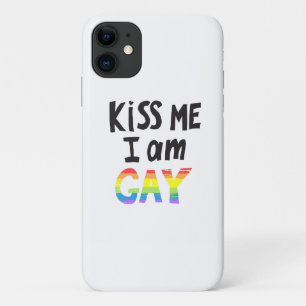 Capa Para iPhone 11 Beija-Me Eu Sou Gay
