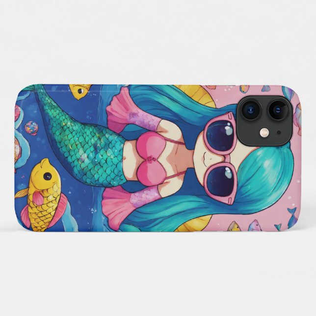 CAPA PARA iPhone 11 BELA MERMAID (Verso (horizontal))