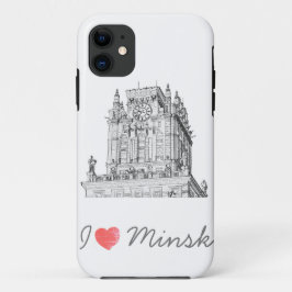 Capa Para iPhone 11 Belarus I Love Minsk City Gates Architecture