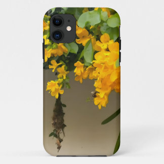 Capa Para iPhone 11 Beleza Flor de Ouro