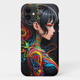 Capa Para iPhone 11 Beleza na Pop de recorte de papel ( 1 )