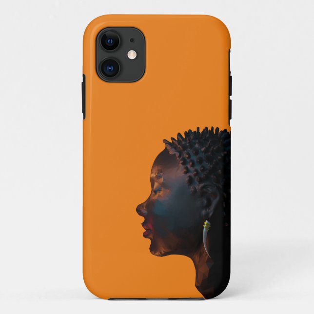 Capa Para iPhone 11 Beleza negra de mulheres africanas Case-Mate iPhon (Verso)