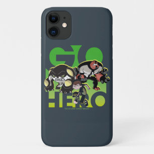 Capa Para iPhone 11 Ben Tennyson, Cannonbolt e Quatro Braços - Ir Heró