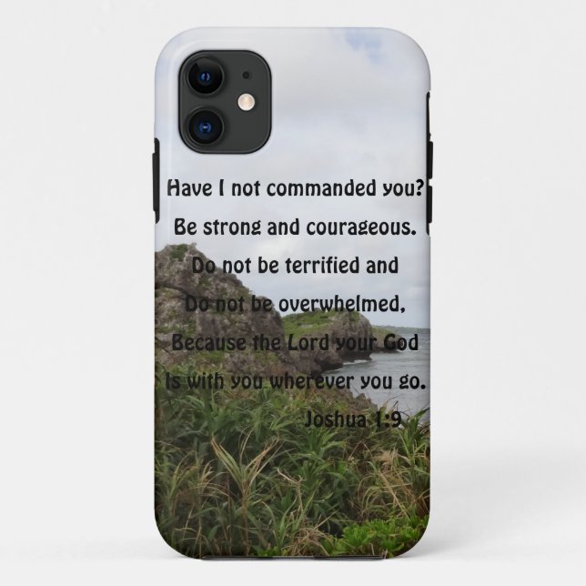 Capa Para iPhone 11 Bíblia Personalizável Verso Cristão (Verso)