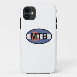Capa Para iPhone 11 Bicicleta Colorado Flag Mountain Bike