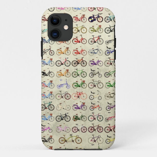 Capa Para iPhone 11 Bicicletas (Verso)