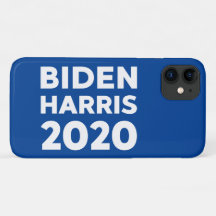 Biden Harris 2020 texto a negrito em azul