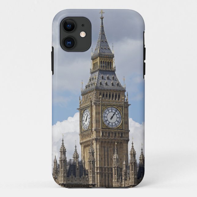 Capa Para iPhone 11 Big Ben e Casas do Parlamento, Londres, (Verso)