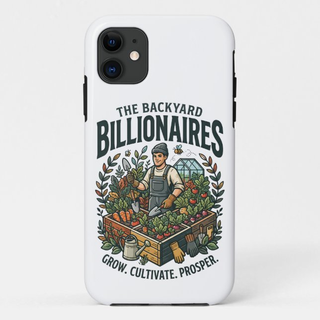 Capa Para iPhone 11 Bilionários do Quintal (Verso)