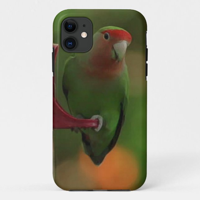 Capa Para iPhone 11 Bird green_iphone (Verso)
