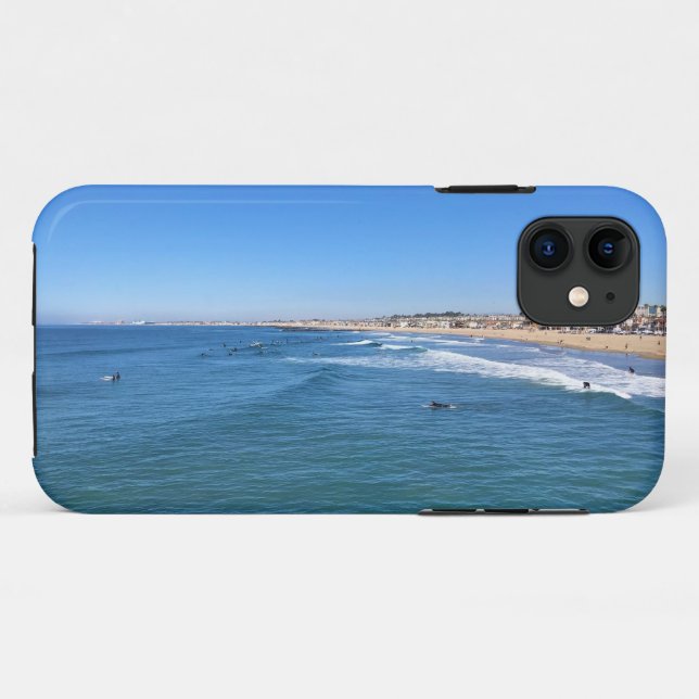 Capa Para iPhone 11 Blackies, Newport Beach, Califórnia (Verso (horizontal))