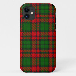 Capa Para iPhone 11 Blackwatch Campbell Tartan Red Green Xadrez