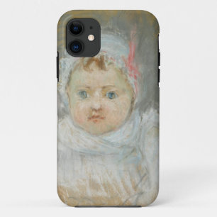Capa Para iPhone 11 Blanche Pontillon como um bebê, 1872 (pastel no