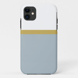 Capa Para iPhone 11 Bloco de cor branca das Cinzas profissionais em de