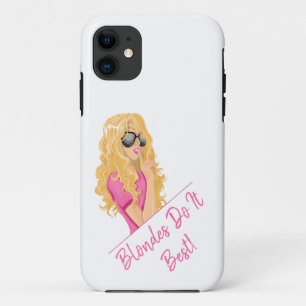 Capa Para iPhone 11 Blondes Fazem O Melhor! Texto personalizado