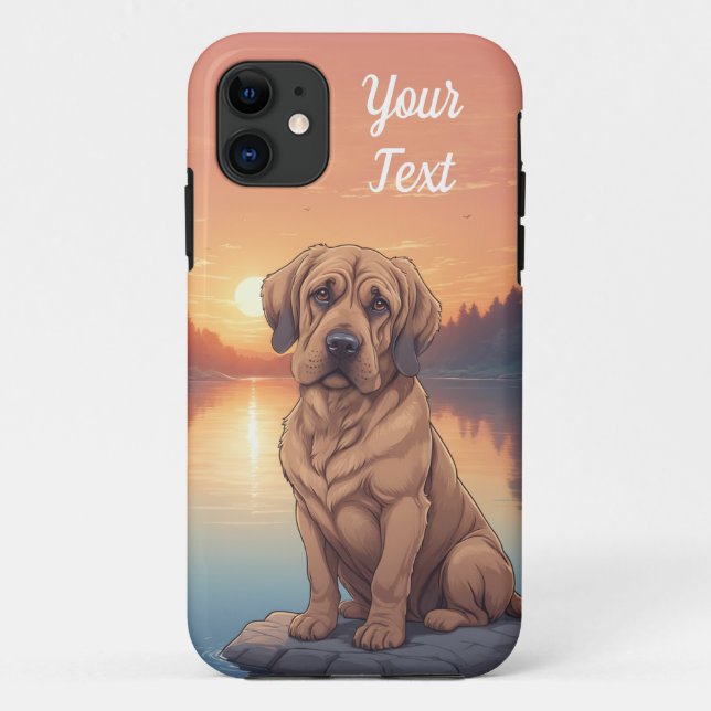 Capa Para iPhone 11 Bloodhound por Lake (Verso)