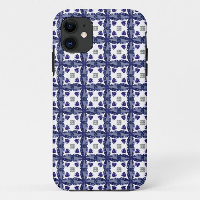 Capa Para iPhone 11 Blue Clover (Verso)