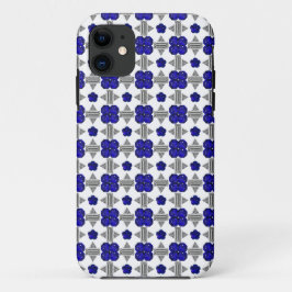 Capa Para iPhone 11 Blue Cross Motif