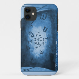 Capa Para iPhone 11 Blue Etiópia Letters Art