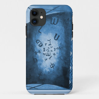 Capa Para iPhone 11 Blue Etiópia Letters Art
