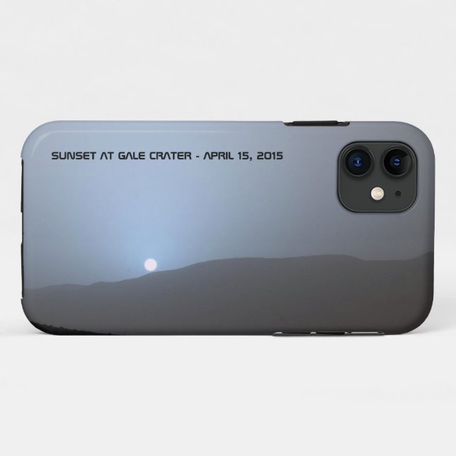 Capa Para iPhone 11 Blue Martian Sunset (Verso (horizontal))