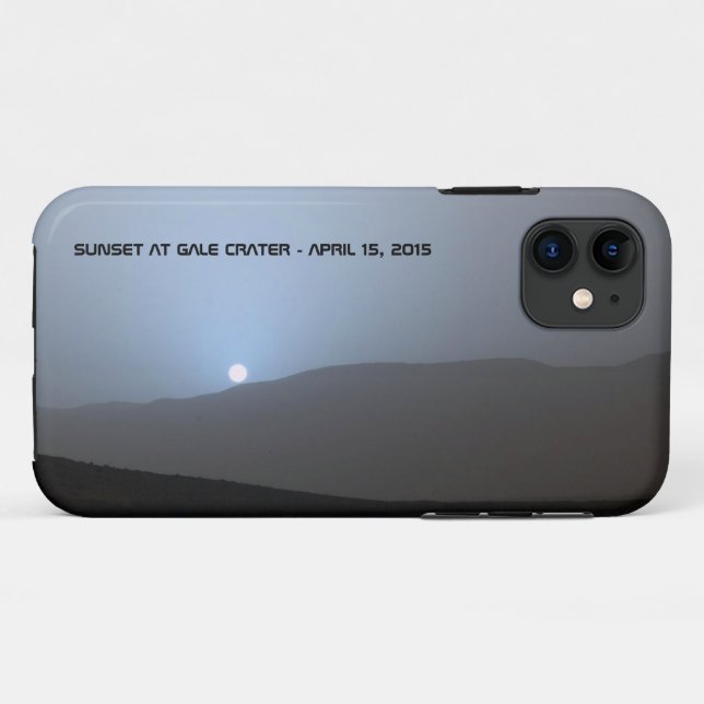 Capa Para iPhone 11 Blue Martian Sunset (Verso (horizontal))
