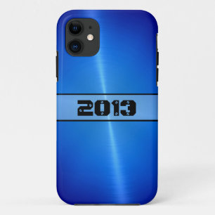 Capa Para iPhone 11 Blue Shinless Steel Metal 9