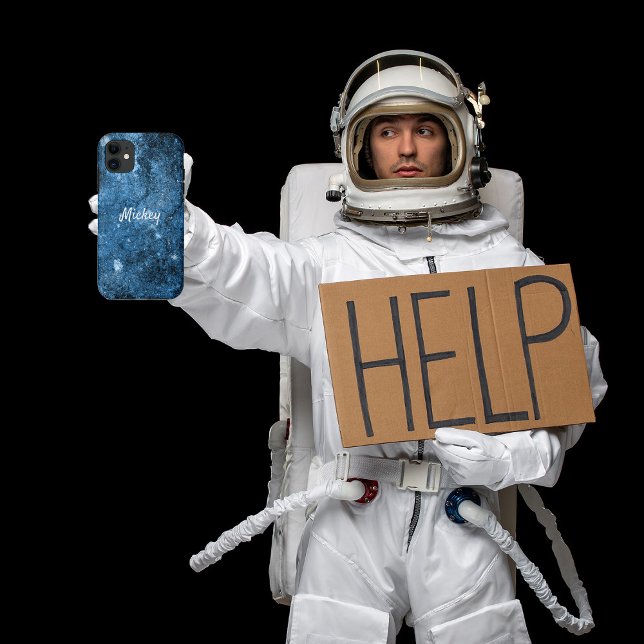 Capa Para iPhone 11 Blue Space Rock (Criador carregado)