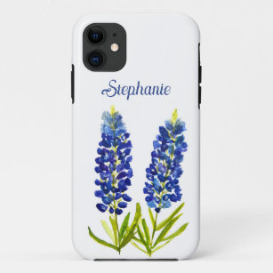 Capa Para iPhone 11 Bluebonnets Texas Fllower Floral Texan Gorgeth