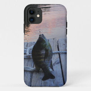 Capa Para iPhone 11 Bluegill na seta do lago do por do sol