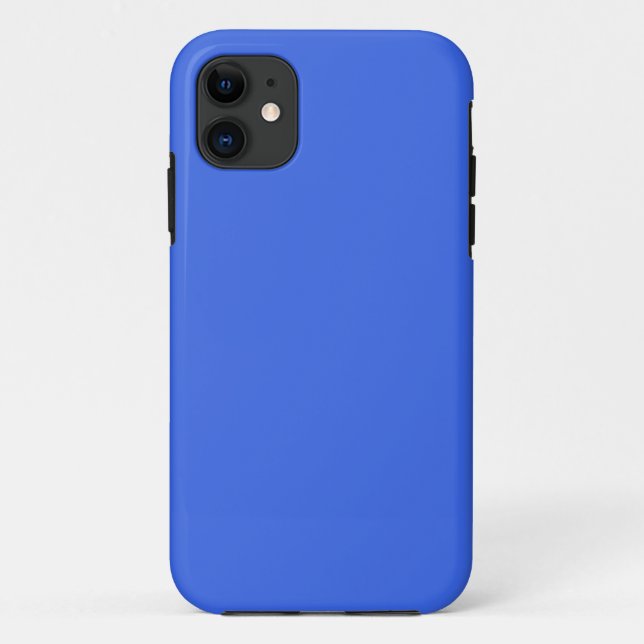 Capa Para iPhone 11 Bluetiful (cor sólida)  (Verso)