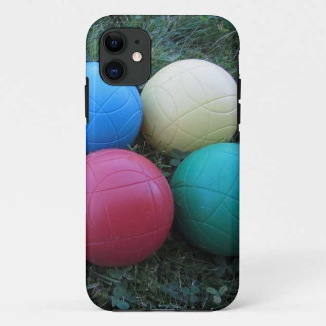 Capa Para iPhone 11 Bocce Balls (Verso)