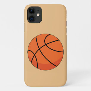 Capa Para iPhone 11 Bola de Basquete de Cartoon