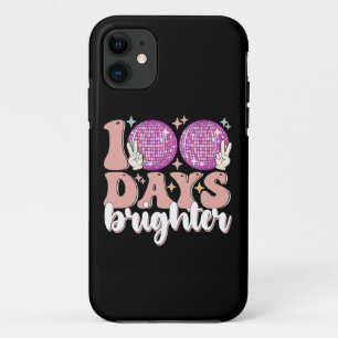 Capa Para iPhone 11 Bola de Discoteca 100 Dias Mais Brilhante 100º Dia